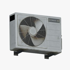 Dirty White Worn AC Unit