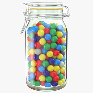 candy jar 3D model