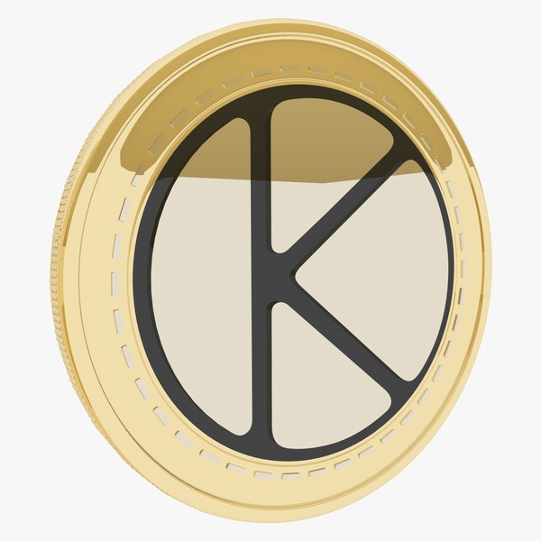 Kolin Cryptocurrency Gold Coin 3D