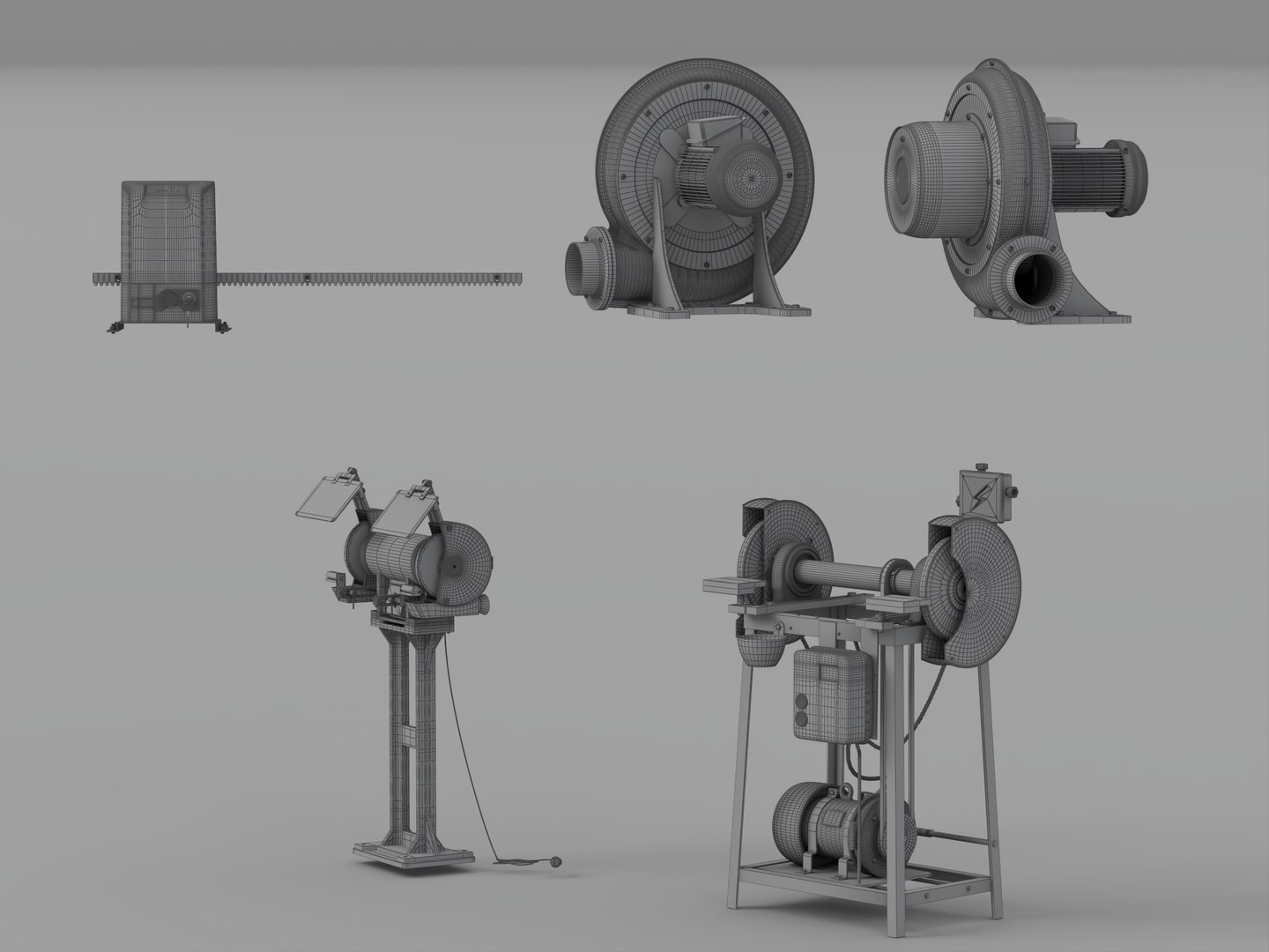 3D Industrial Machinery Set Gate Motor Blowers Bench Grinders https://p.turbosquid.com/ts-thumb/RT/1WhJBe/tG/wire_002/jpg/1790343189/1920x1080/fit_q87/a190f487cd490c2dffb3dbf7eb62b2bf005589cc/wire_002.jpg