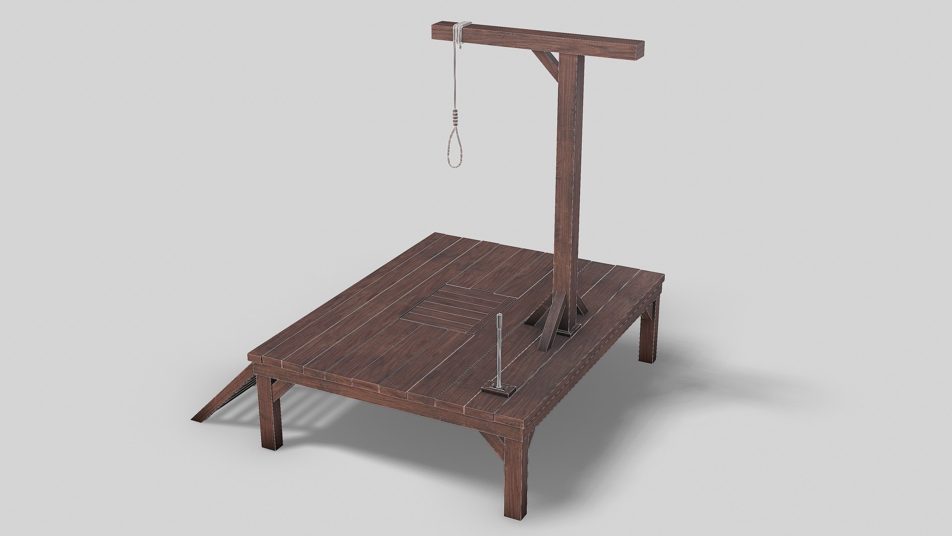 3D Small Gallows model https://p.turbosquid.com/ts-thumb/RT/3QIWzd/f5/gallow_render_13/jpg/1625070216/1920x1080/fit_q87/9f4968dcce7dcde03eae6d4bc642b2ff436b184c/gallow_render_13.jpg