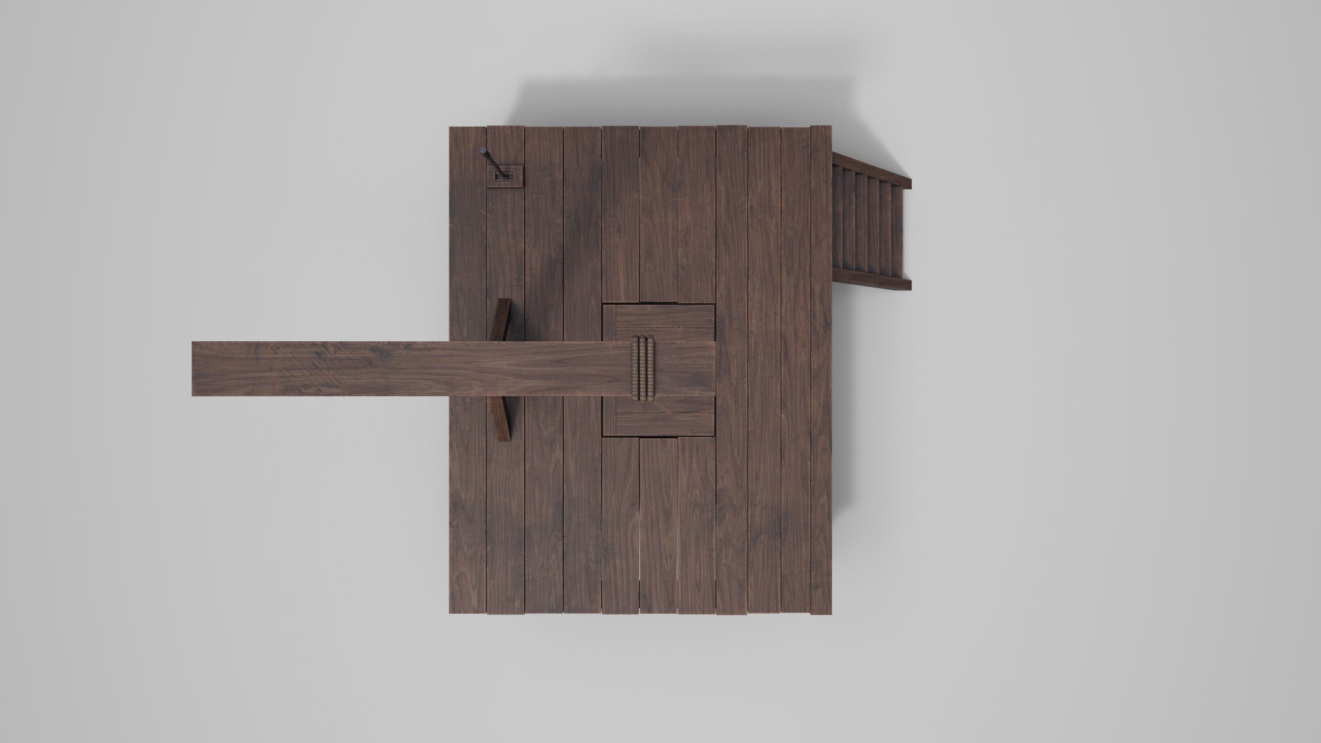 3D Small Gallows Model - TurboSquid 1753420
