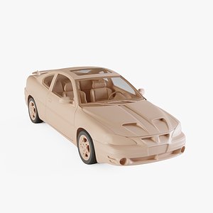 3D model 1999 Pontiac Grand Am coupe