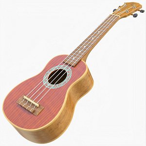 3D Ukulele 01 model