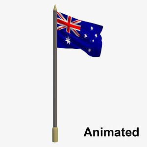 Australian Flag - Commonwealth of Australia - Animated