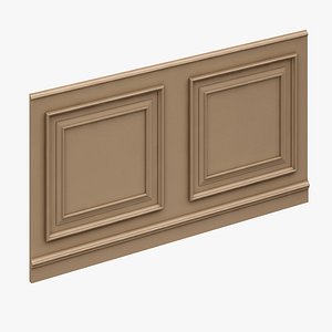 wainscot 3d max