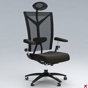 3d model chair office