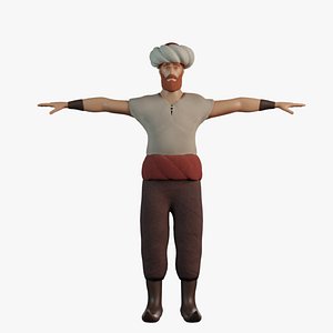 3D Barbaros Hayreddin Pasha