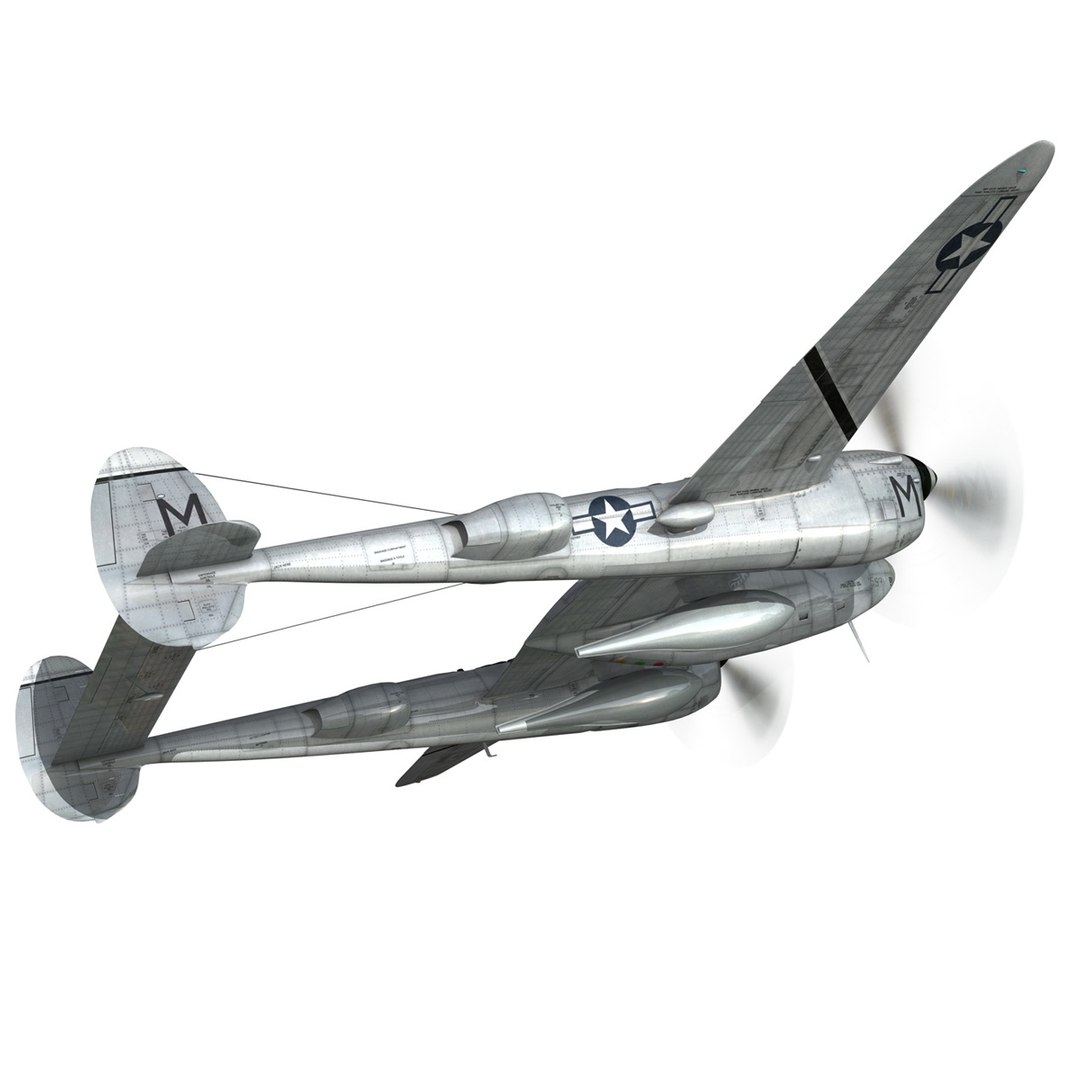 3D Lockheed Lightning - - TurboSquid 1311432