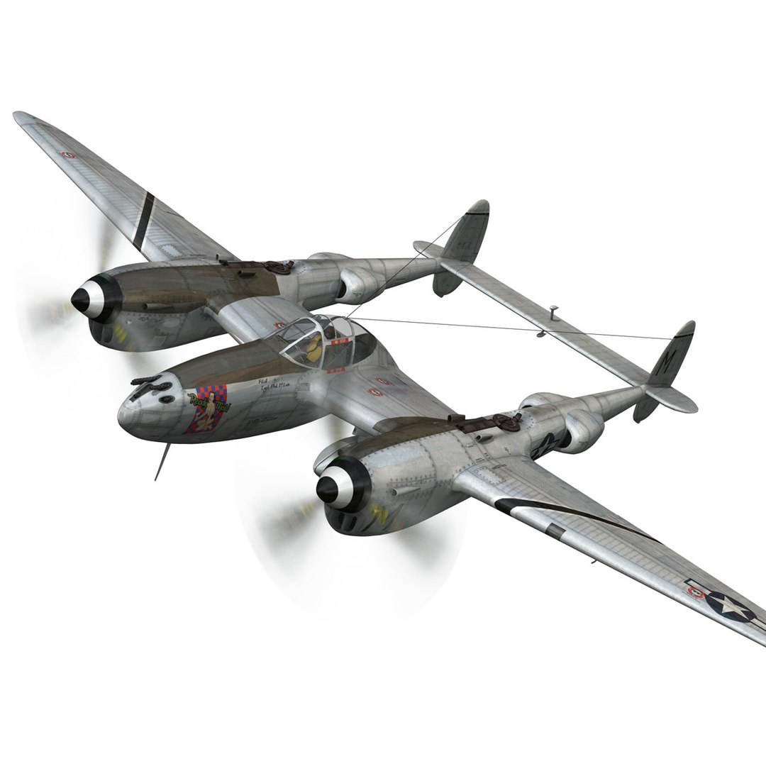 3D Lockheed Lightning - - TurboSquid 1311432