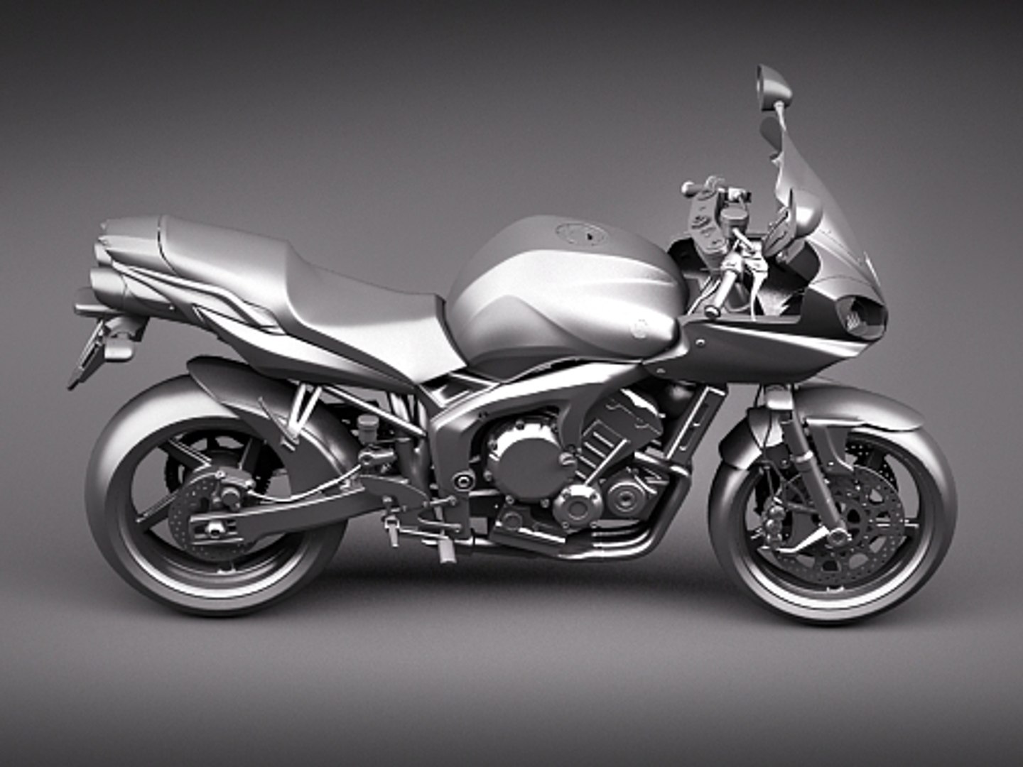 Yamaha Fz6 Fz 6 3d Model