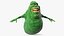 3D Slimer Ghost Character Rigged for Maya