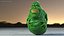3D Slimer Ghost Character Rigged for Maya