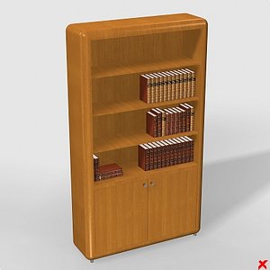 3ds max bookcase cabinet