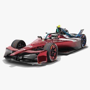 3D model Citroen Formula E 2026 Season 12 Gen3 Race Car