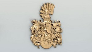 Coat of arms decorative 009