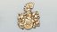 Coat of arms decorative 009 3D model