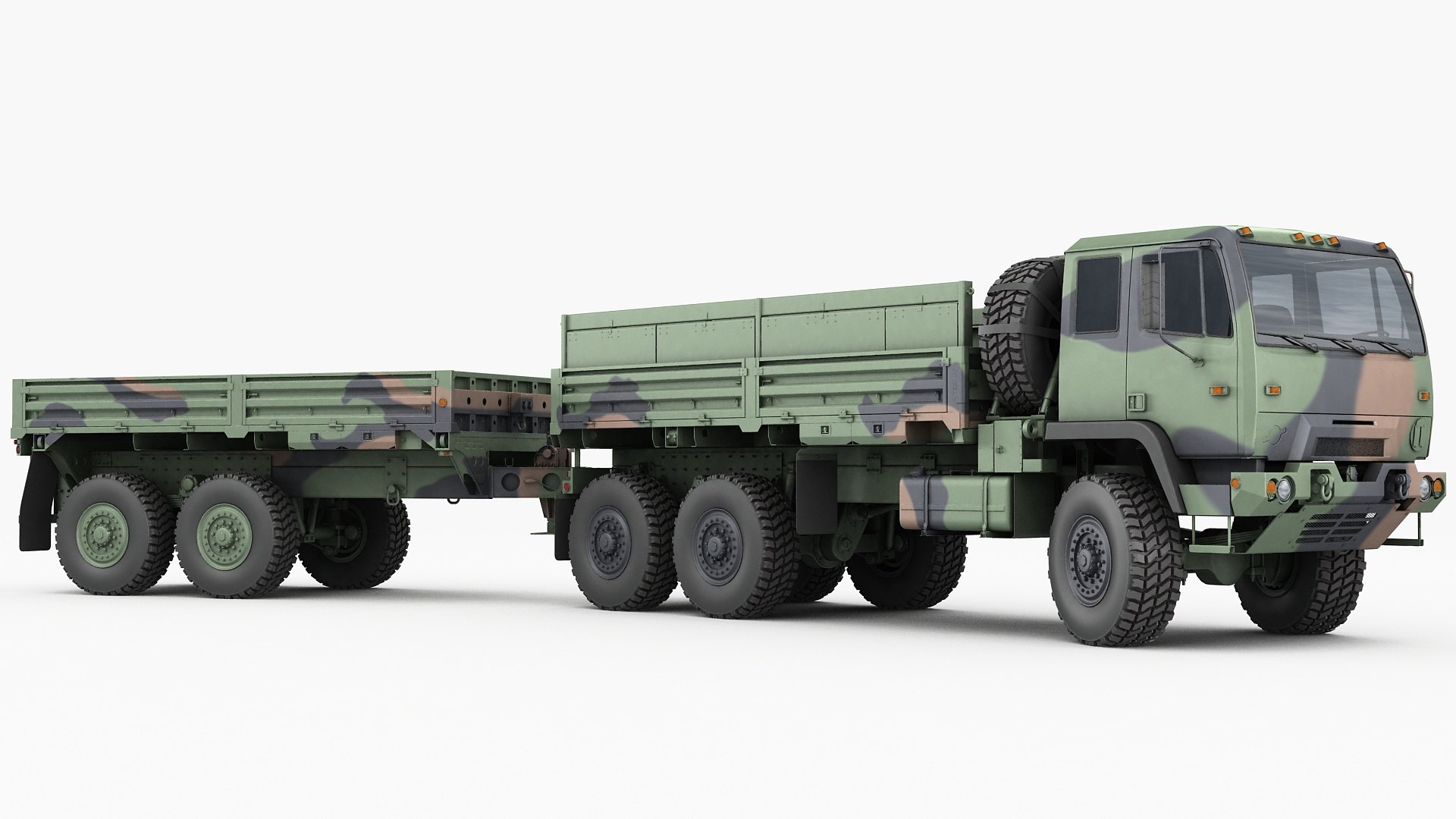 3D m1083 m1095 mtv trailer - TurboSquid 1553641