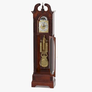 Classical Longcase Clock Open