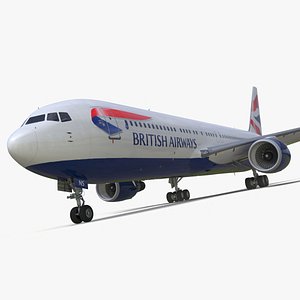 British Airways Boeing 767-300 3D