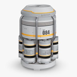 Modular Power Core Capsule Unit 084 Gray