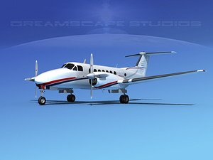 propellers beechcraft super king air dxf