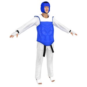 3D model olympic taekwondo