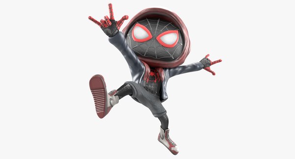 modelo 3d Dibujos animados Spiderman Miles Morales - TurboSquid 1380271