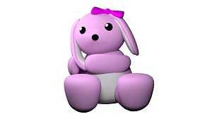3D bunny model