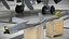 Military Refueling Boom in Flight Configuration