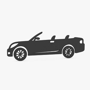 Car Coupe Silhouette 3D model