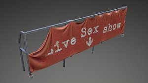 3D vinyl banner metal frame