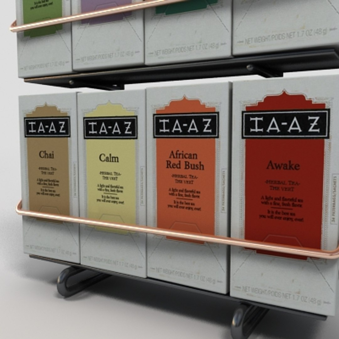 3d Tea Merchandiser