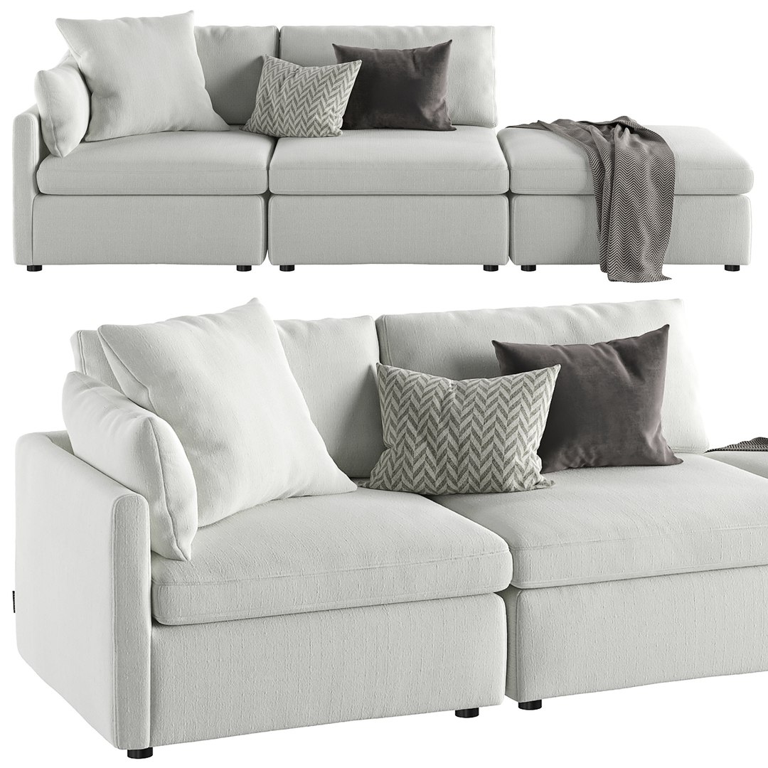 3D Sofa Flow Modular Model - TurboSquid 2288051