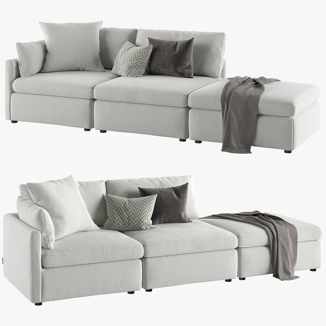3D Sofa Flow Modular Model - TurboSquid 2288051