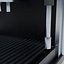 Espresso Machine with Twin Spouts and Supported Drip Grate