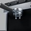 Espresso Machine with Twin Spouts and Supported Drip Grate
