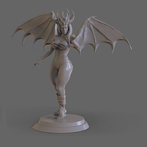 3D Succubus Statue model