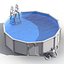 Above Ground Swimming Pool 3D Model