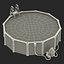 Above Ground Swimming Pool 3D Model