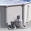 Above Ground Swimming Pool 3D Model