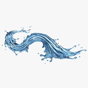 Splash Water 21 3D model