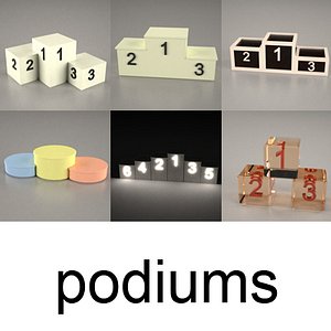 3d podium winner win