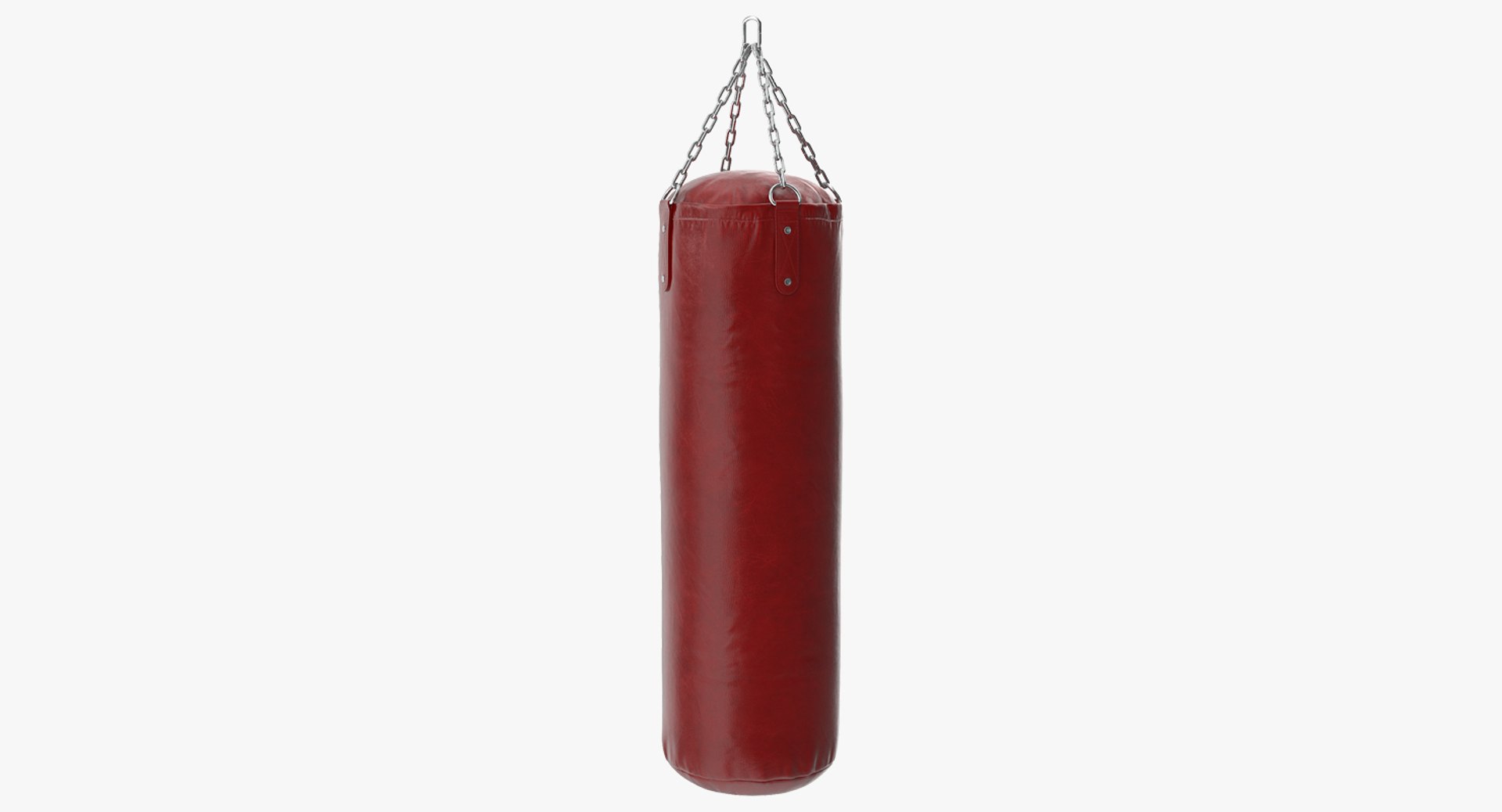 Leather Punching Bag 3D model preview