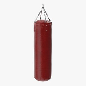 leather punching bag 3D model
