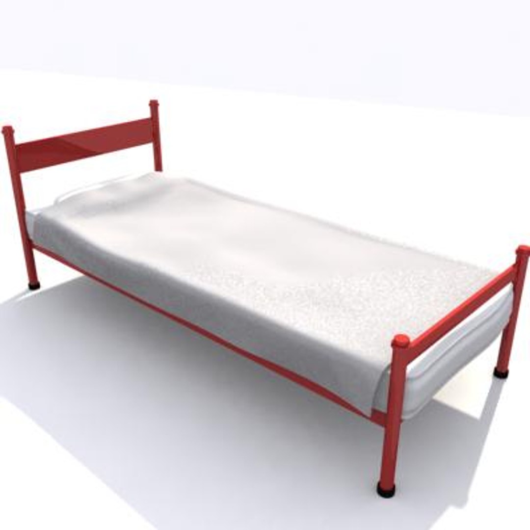 bed sheet 3d obj
