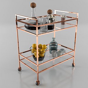 Trolley Bar Cart