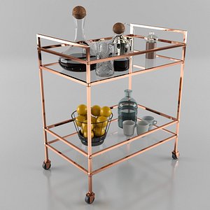 Trolley Bar Cart