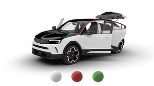 3D Opel Mokka 2021 HQ 3d model model