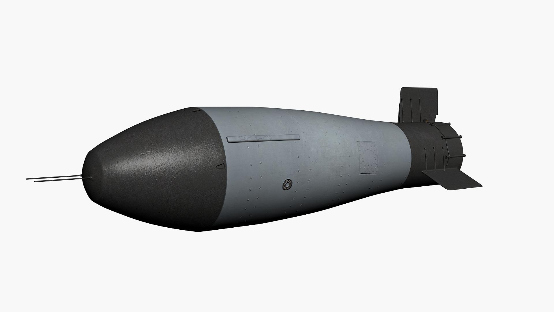 Nuclear Bomb TSAR 3D Model - TurboSquid 2256442